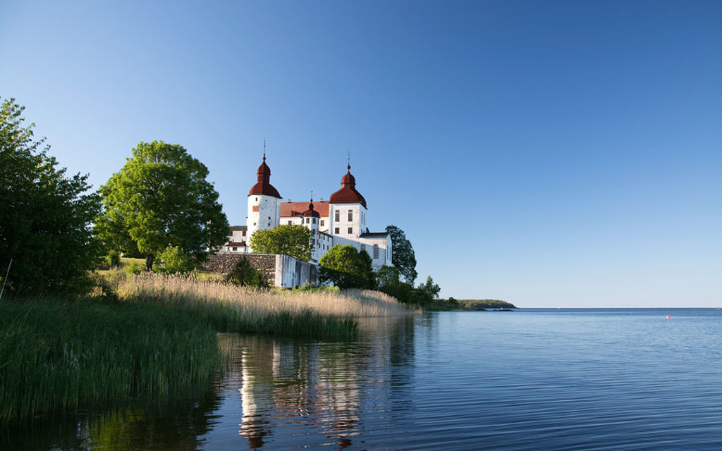 Schloss Läckö in Västergötland auf der Insel Kallandsö im Vänern gehört zu den Barockschlössern Schwedens.